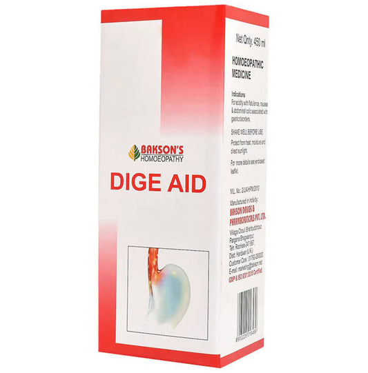 Bakson's Homeopathy Dige Aid Syrup image 1