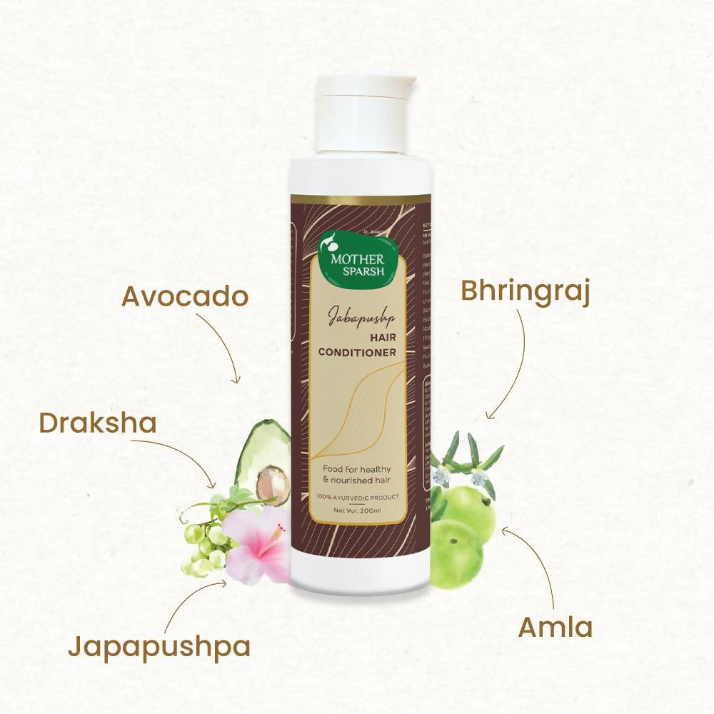 Mother Sparsh Jabapushp Hair Conditioner - 200 ml image 4