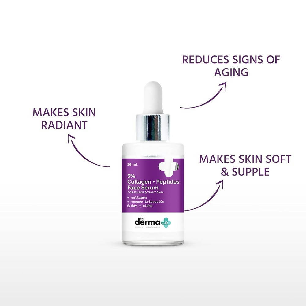 The Derma Co 3% Collagen + Peptides Face Serum - 30 ml image 3