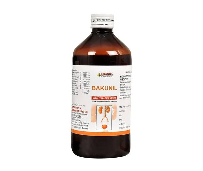 Bakson's Homeopathy Bakunil Syrup (Sugar Free) image 3