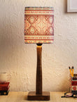 Ancient Art Wooden Lamp image 1
