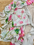 Soft Tebi Silk Saree, Beautiful Val Moti Border In Saree With Blouse image 5