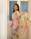 Soft Tebi Silk Saree, Beautiful Val Moti Border In Saree With Blouse image 1