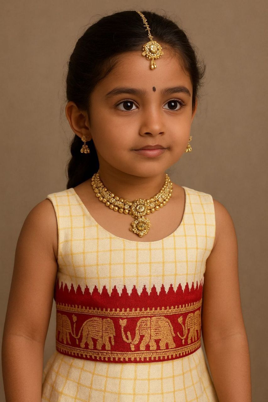 Girls & Kids Traditional Soft Silk With Pure Zari Waving Lehenga Choli image 2