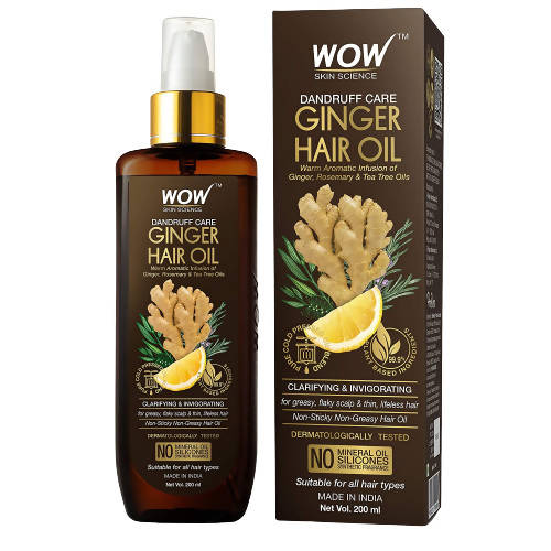 Wow Skin Science Ginger Hair Oil - 200 ml image 1