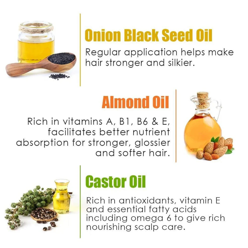 Wow Skin Science Onion Black Seed Hair Oil-100 ml image 5