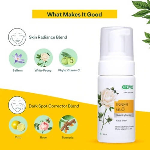OZiva Inner Glō Skin Brightening Facewash - 100 ml image 5