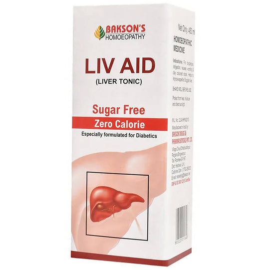 Bakson's Homeopathy Liv Aid Liver Tonic Sugar Free image 1