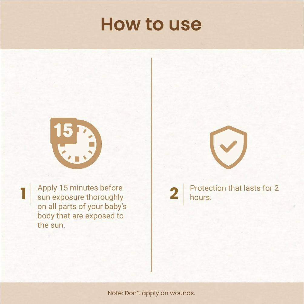 Mother Sparsh Plant Powered Baby Skin Natural & Mineral Sunscreen image 4