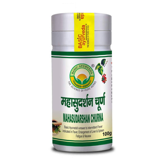 Basic Ayurveda Mahasudarshan Churna - 100 gms image 1
