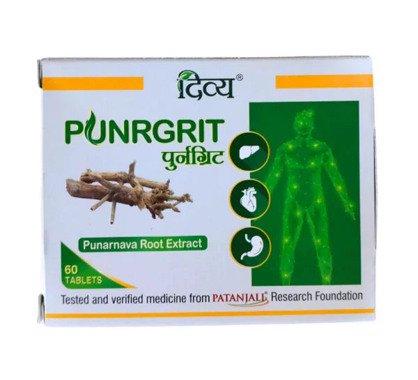 Patanjali Divya Punrgrit Tablets - 60 tabs image 1