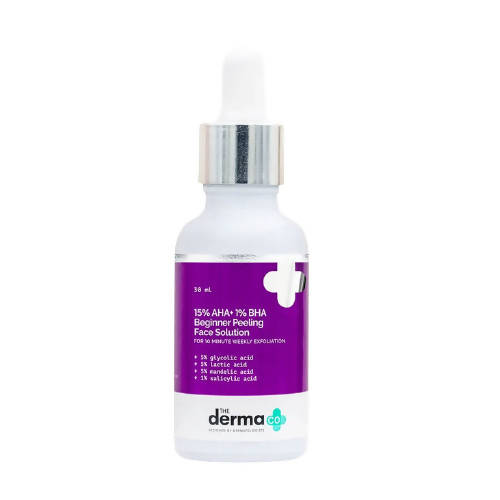 The Derma Co 15% AHA+1% BHA Beginner Peeling Face Solution - 30 ml image 2