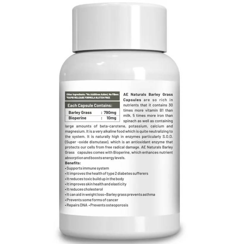 Ae Naturals Barley Grass Capsules image 4