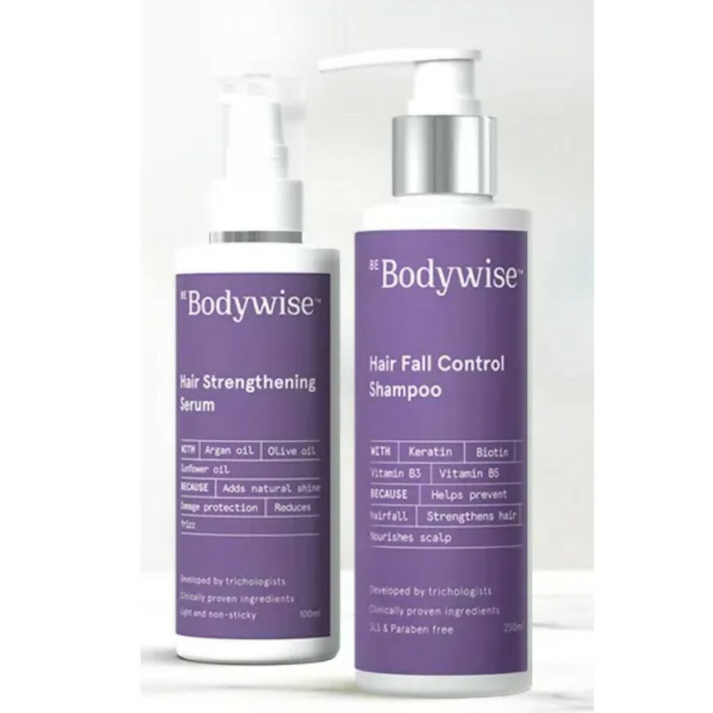 BeBodywise Hair Strengthening Serum and Hair Fall Control Shampoo image 2