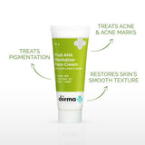 The Derma Co Fruit AHA Skin Revitalizer Face Cream For Acne & Pimple Marks - 50 gms image 1
