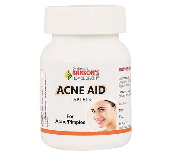 Bakson's Homeopathy Acne Aid Tablets image 1