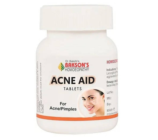 Bakson's Homeopathy Acne Aid Tablets image 1