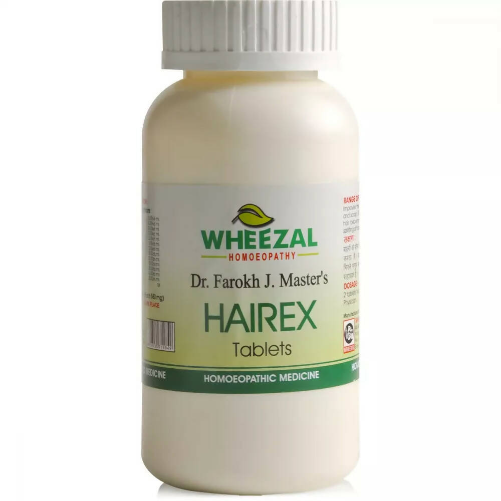 Wheezal Homeopathy Hairex Tablets image 2