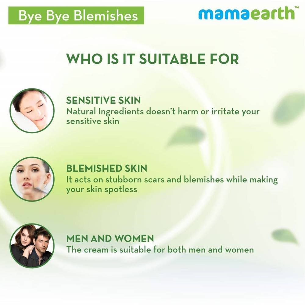 Mamaearth Bye Bye Blemishes Face Cream For Uneven Skin Tone - 30 ml image 8