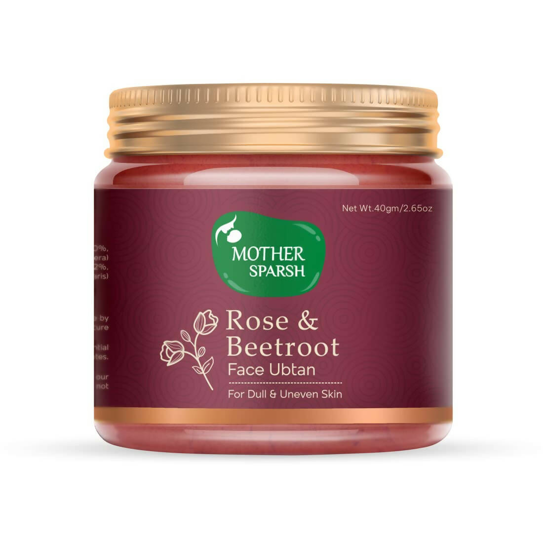 Mother Sparsh Rose and Beetroot Face Ubtan Powder image 1
