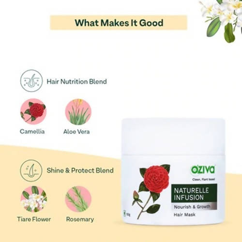 OZiva Naturelle Infusion Nourish & Growth Hair Mask image 4