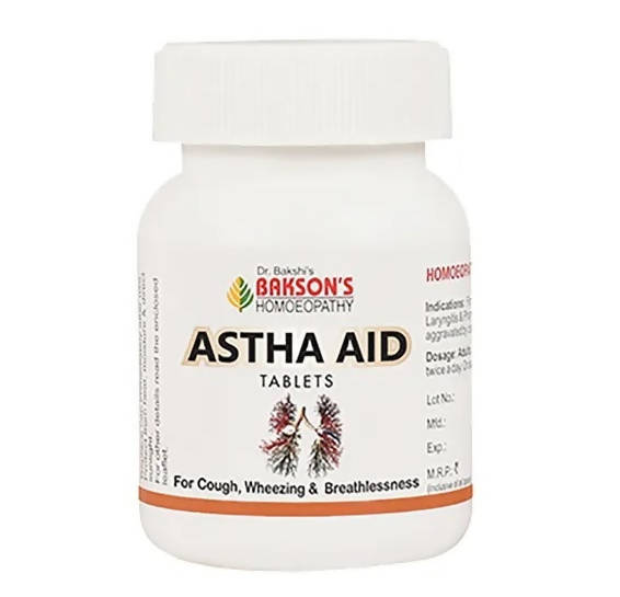 Bakson's Homeopathy Astha Aid Tablets image 1