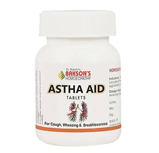 Bakson's Homeopathy Astha Aid Tablets image 1