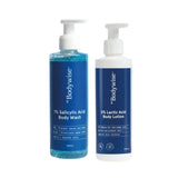 BeBodywise 1% Salicylic Acid Body Wash -250ml and 5% Lactic Acid Body Lotion-200ml image 1
