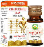 Basic Ayurveda Chaturbhuj Ras (with Gold) Tablet image 2