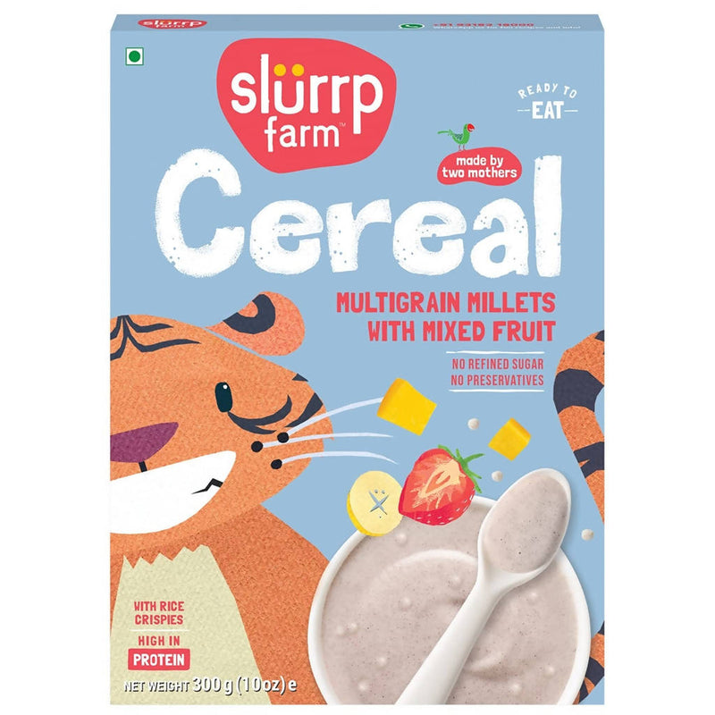 Slurrp Farm Multigrain Millets with Mixed Fruits Cereal For Kids - 300 gms image 1