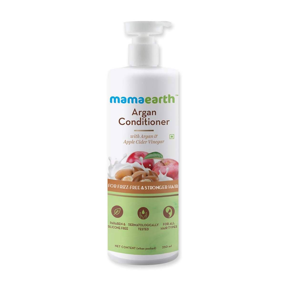 Mamaearth Argan Conditioner For Frizz-Free & Strong Hair - 250 ml image 2