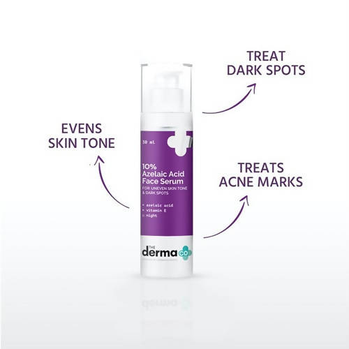 The Derma Co 10% Azelaic Acid Serum for Uneven Skin Tone & Dark Spots - 30 ml image 2