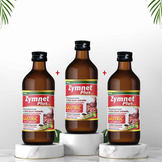 AIMIL Zymnet Plus Syrup - 200ml (Pack of 3) image 1