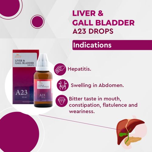 Allen Homeopathy A23 Liver And Gall Bladder Drops image 2