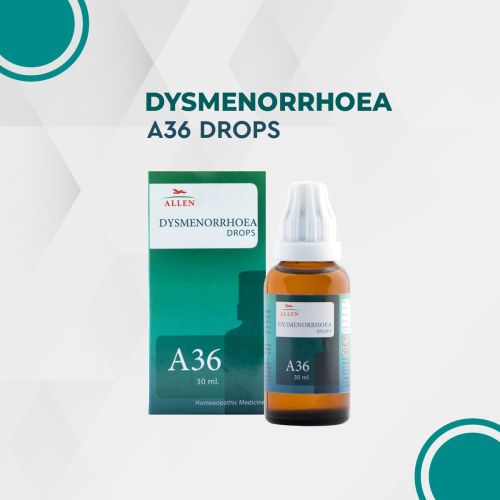 Allen Homeopathy A36 Dysmenorrhoea Drops image 1