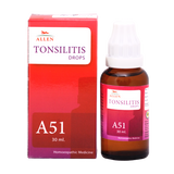 Allen Homeopathy A51 Tonsilitis Drops image 1