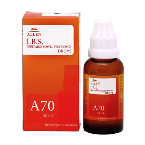Allen Homeopathy A70 IBS (Irritable Bowel Syndrome) Drops image 1