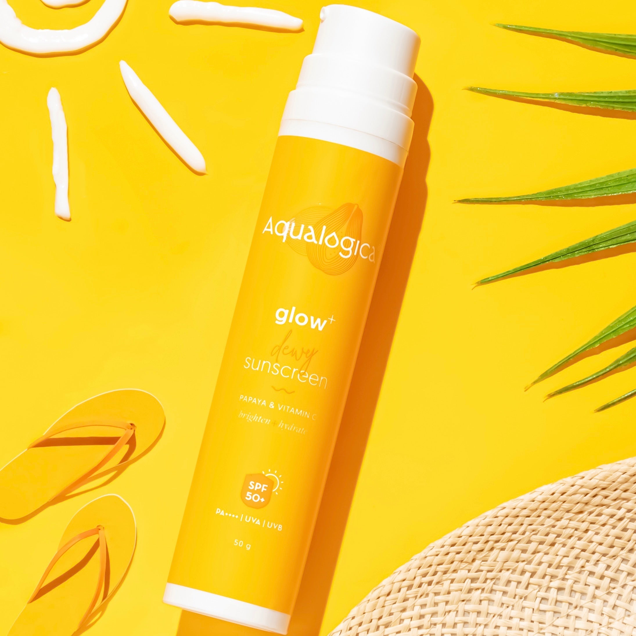 Aqualogica Glow+ Dewy Sunscreen - 80 gms image 1