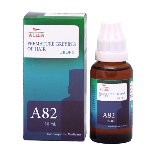 Allen Homeopathy A82 Premature Greying Of Hair Drops image 1