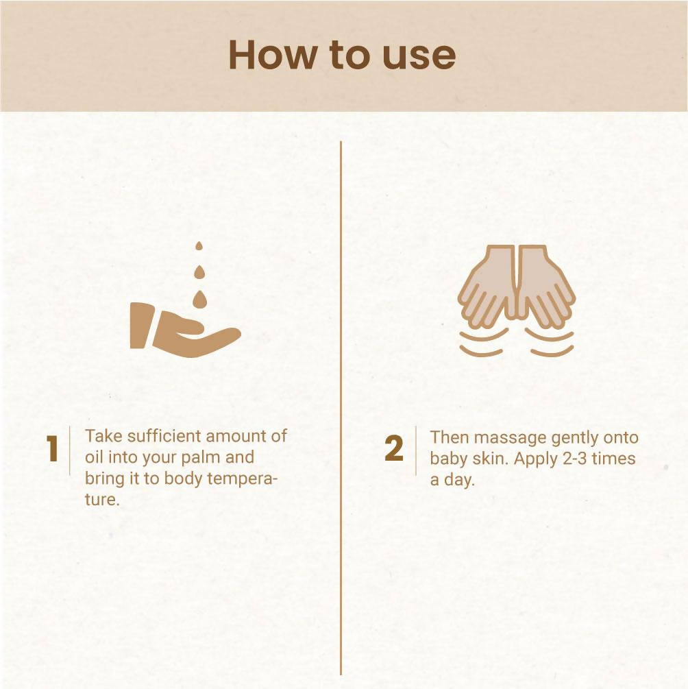 Mother Sparsh Ayurvedic Baby Massage Oil image 2