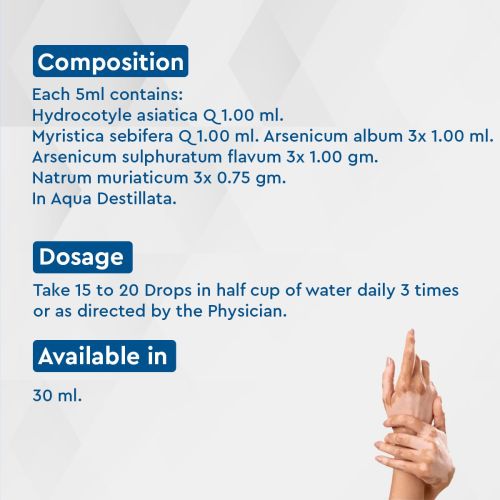 Allen Homeopathy A21 Leukoderma Drops image 3