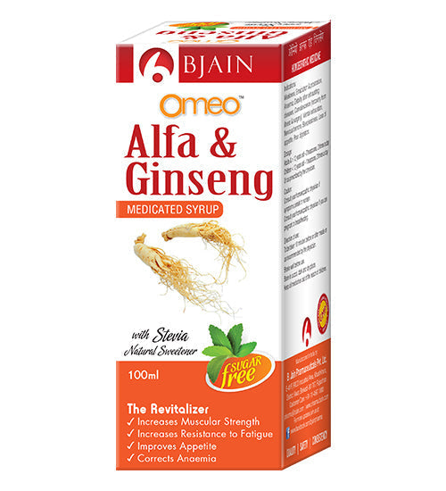 Bjain Homeopathy Omeo Alfa & Ginseng Syrup image 1