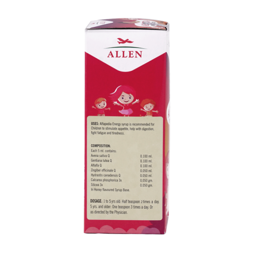 Allen Homeopathy Alfapedia Energy 4 Kids - Honey Flavoured image 3