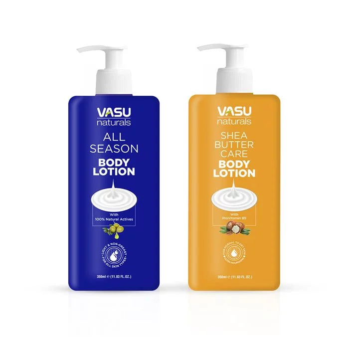 Vasu Naturals All Season & Shea Butter Body Lotion Kit - 700 ml image 1