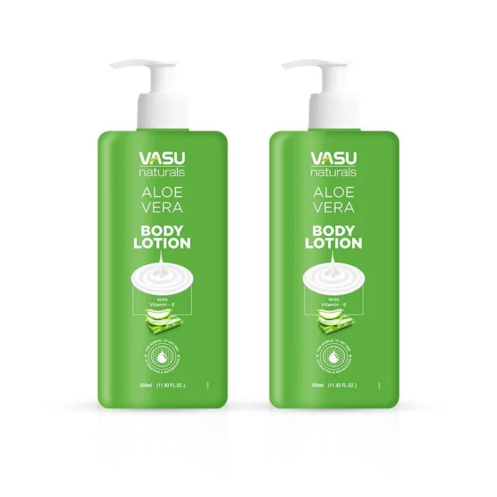 Vasu Naturals Aloe Vera Body Lotion - 350 ml (Pack of 2) image 1