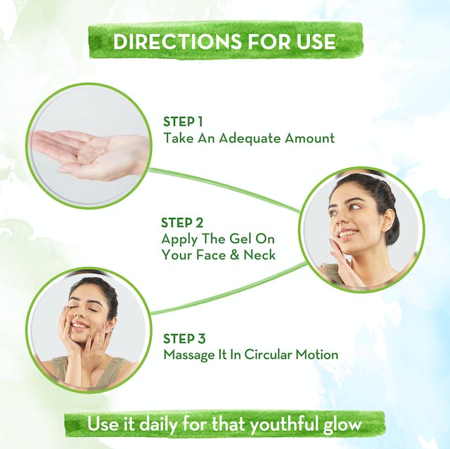 Mamaearth Aloe Ashwagandha Gel For Youthful Glow - 300 ml image 4