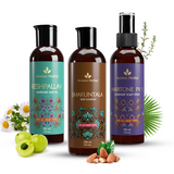 Avimee Herbal Keshpallav Hair Oil & Hairtone PV 1 Scalp Spray & Shakuntala Hair Shampoo image 1