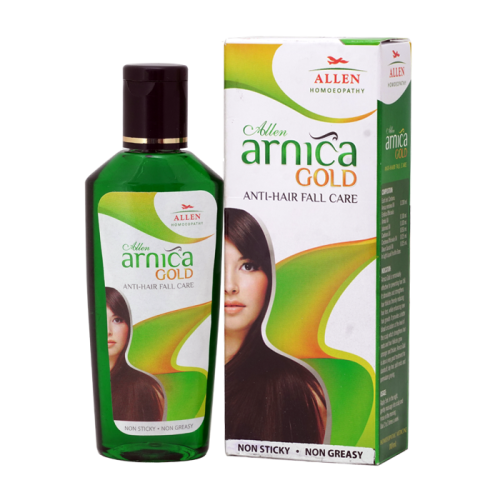Allen Homeopathy Arnica Gold Anti-Hair Fall Care Hair Oil image 1
