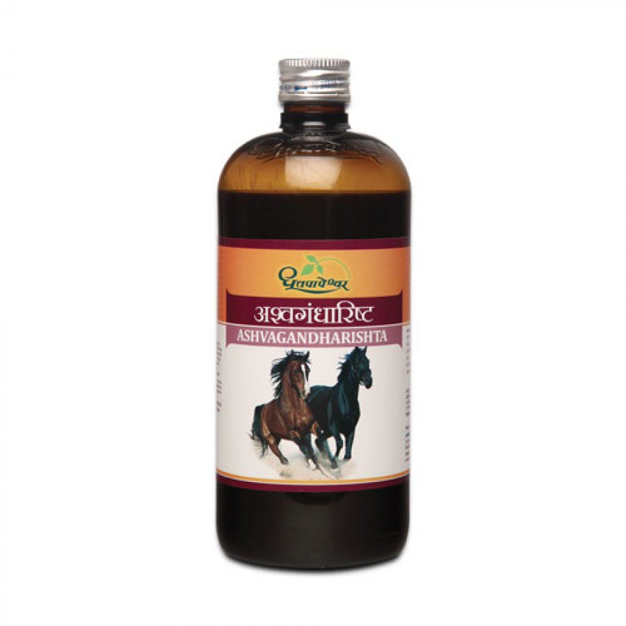 Dhootapapeshwar Ashvagandharishta Syrup - 450 ml image 1