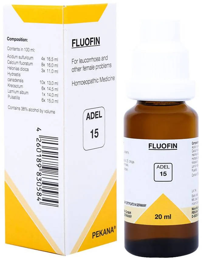 ADEL Homeopathy 15 Fluofin Drops - 20ml image 3